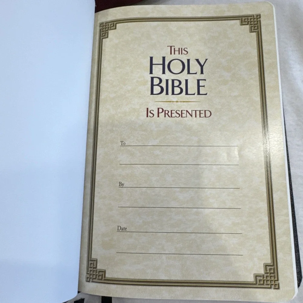 King James Quick Reference Bible Thomas Nelson Large Print Words Christ Red MINT